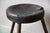 Brown Primitive Bohemian Tripod Stool in Wood, 1920 For Sale - Image 8 of 10