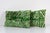 Mid-Century Modern Green and Cream Ikat Silk Velvet Lumbar Pillow – Set of Two For Sale - Image 3 of 4