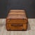 Metal Antique German Monogrammed Flat-Top Cabin Steamer Trunk c.1910 For Sale - Image 7 of 11