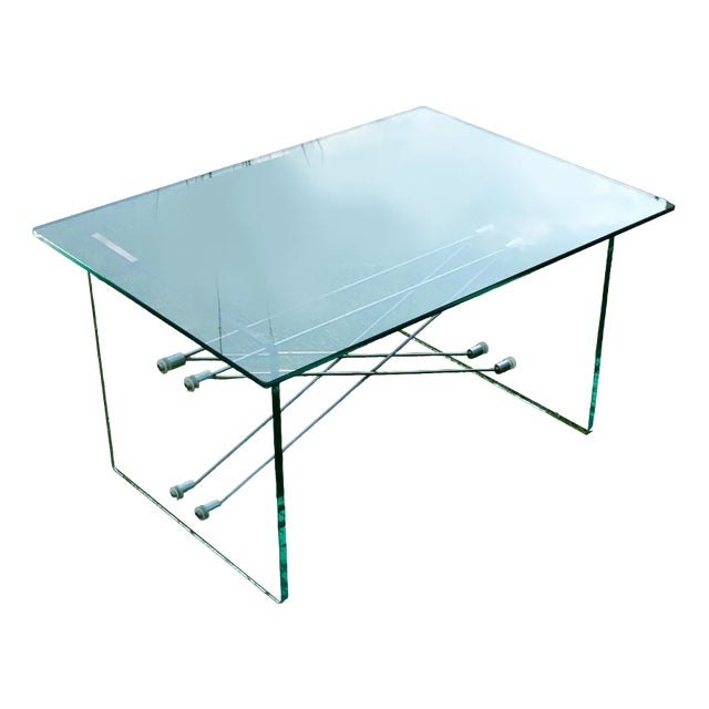 Crystal Living Room Table from Fontana Arte, 1970 For Sale