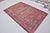 Turkish Vintage Distressed Turkish Oushak Rug in Crimson Red For Sale - Image 3 of 10