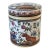 Vintage Hand-Painted Portuguese Ceramic Canister or Trinket Pot For Sale