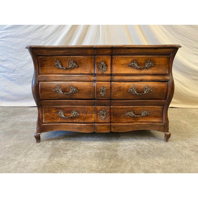 French Provincial Walnut Dresser Commode - 19th C For Sale - Image 12 of 12