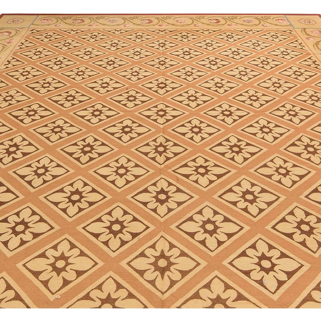 Modern European Inspired Aubusson Rug by Doris Leslie Blau For Sale - Image 3 of 7