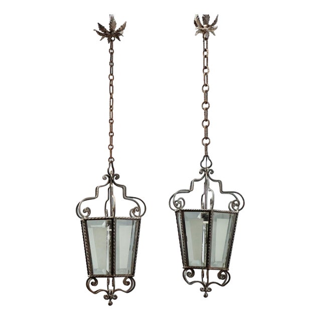 Truncated Pyramid Hexagonal Lanterns For Sale