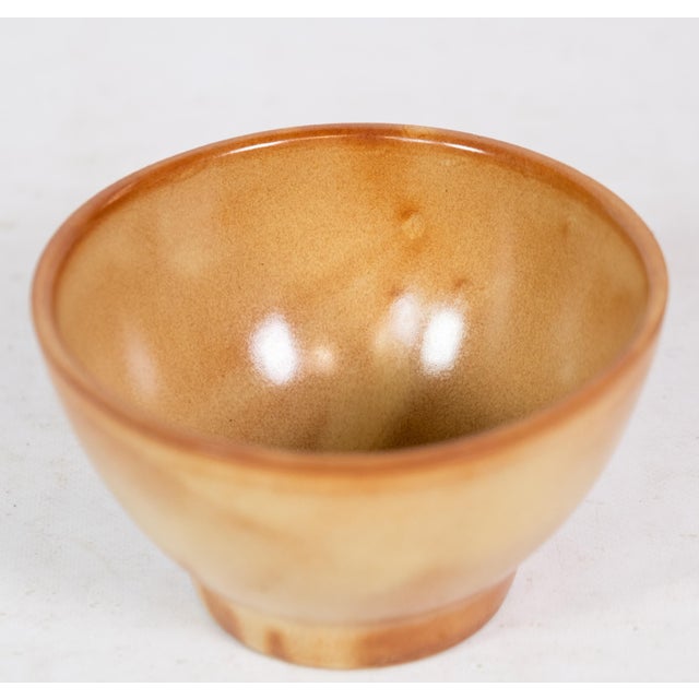 1960s Orange Yellow Ceramic Bowl, 1960s For Sale - Image 5 of 6