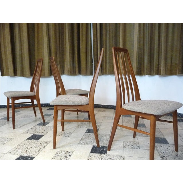 1960s Eva Teak Chairs from Koefoed Møbelfabrik, Set of 4 For Sale - Image 5 of 16