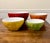 Contemporary 1990s Modern Colorful Ribbed Nesting Bowls - Set of 4 For Sale - Image 3 of 12