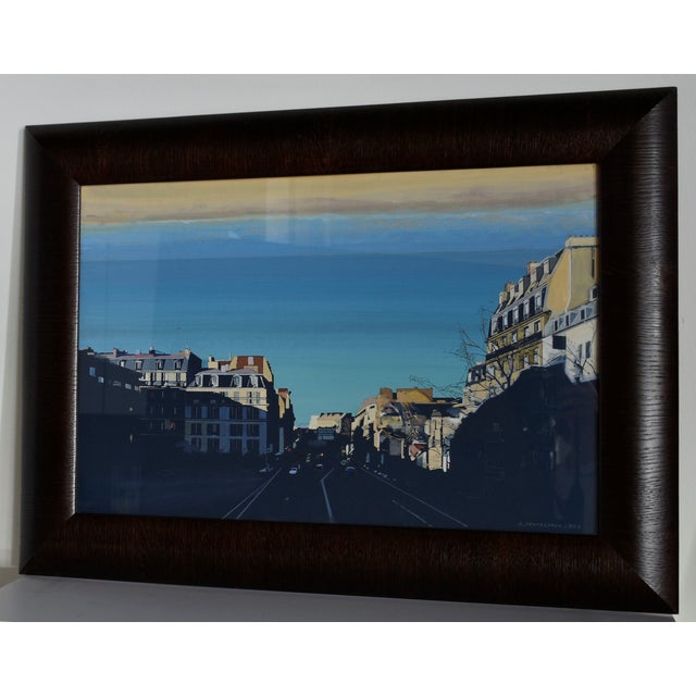 Alain Pontecorvo, Street, 2003, Gouache on Paper For Sale - Image 4 of 4