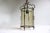 Metal Vintage Brass and Textured Glass Pendant Lantern, France, 1950s For Sale - Image 7 of 13
