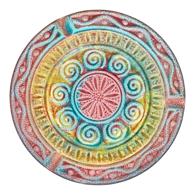 1970’s Colorful Japanese Ceramic Ashtray or Catch-All For Sale