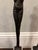 Late 20th Century Pair of Giacometti Style Male & Female Figural Sculptures on Marble Bases For Sale - Image 16 of 17