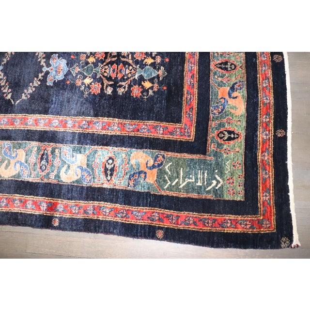 Stunning Persian Kashkuli Wool Rug Rug For Sale - Image 11 of 12
