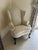 Queen Anne Late 20th Century Queen Anne Style Mahogany Wingback Chair For Sale - Image 3 of 5