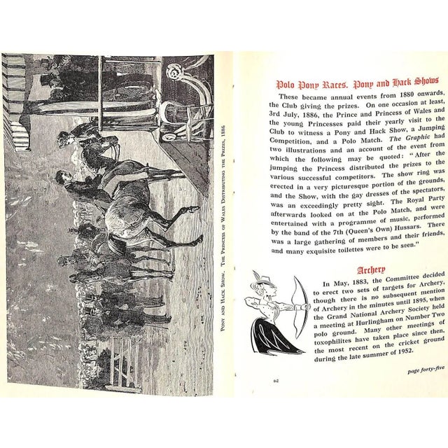 Blue "The Hurlingham Club 1869-1953" Dorling, Captain Taprell For Sale - Image 8 of 11