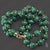 Mid-Century Modern Mid 20th Century Beaded Malachite Necklace With a 14k Yellow Gold Clasp & Accents For Sale - Image 3 of 3
