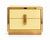 Contemporary Butter Yellow Glass Bedside Tables from Justfurnituress SRL, Set of 2 For Sale - Image 3 of 11
