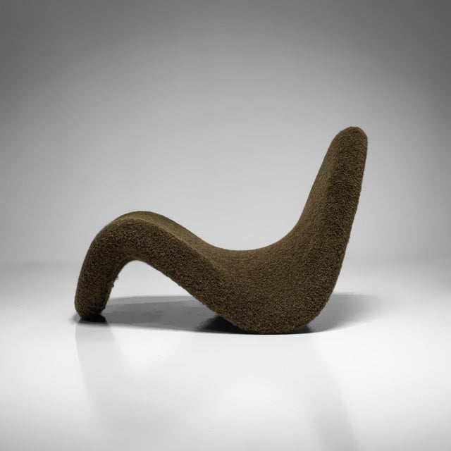 Artifort Dutch Model F577 Tongue Chair by Pierre Paulin for Artifort, 1960s For Sale - Image 4 of 9