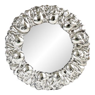 Collectible 925 Sterling Silver Plateria Del Pilar Repousse Peruvian Picture Frame For Sale