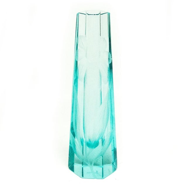 Art Nouveau Uanium Lara Vase from Moser, Czechoslovakia, 1890s For Sale - Image 14 of 14