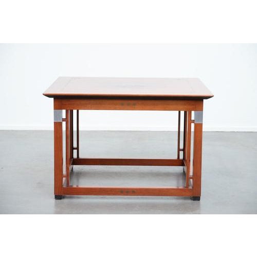 We are offering this beautiful square Art Deco side/coffee table by Schuitema from the Decoforma series. This beautiful...