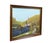 Vintage acrylic landscape oil painting on canvas board titled "Glen Rogers, West Virginia, 1927" by Rev. Wallace V. York....