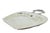 Metal Silver Crumb Scoop with Pearly Edges and Reliefs on the Handle For Sale - Image 7 of 7