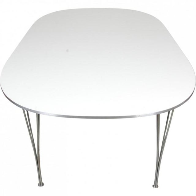 Super Ellipse Dining Table by Piet Hein, 1980s For Sale - Image 12 of 18