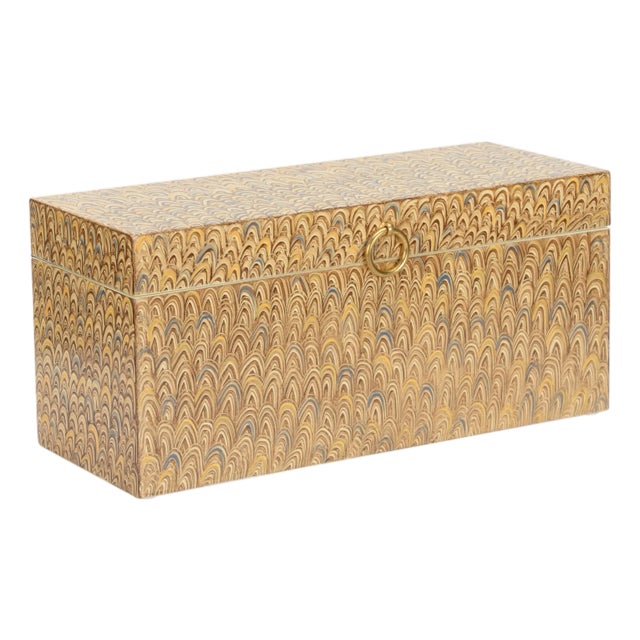 Tanzin Box - Brown Marble For Sale