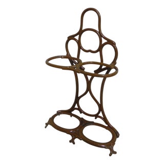 Art Nouveau Cast Iron Umbrella Stand from Fonderie Corneau Alfred, 1890s For Sale