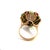 Mid 19th Century Antique 14k Gold Lavender Jadeite, Green Jade & Carnelian Ring, Size 8 For Sale - Image 5 of 6