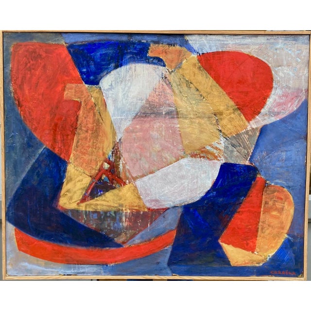 Nicolas Carréga, Seashells, 1959, Oil on Canvas, in Flawless conditions. Designed 1950 to 1959 This piece has an...