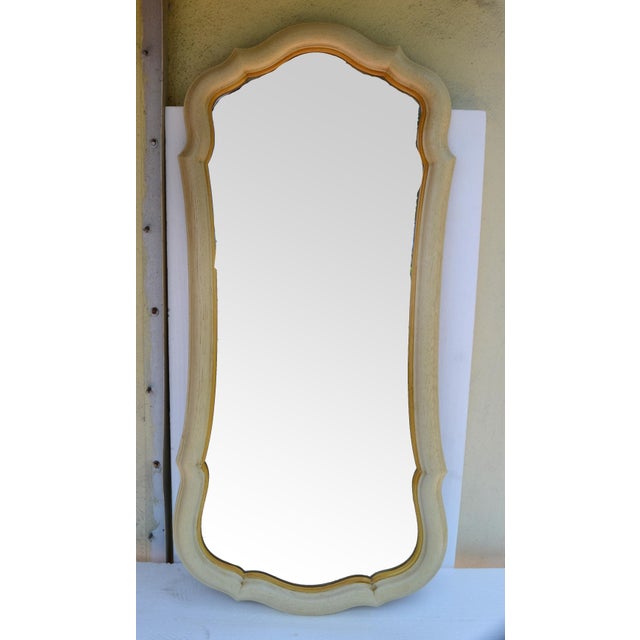 1970 John Widdicomb Attributed Wall, Console, Dresser Mirror Hollywood Regency For Sale - Image 14 of 15
