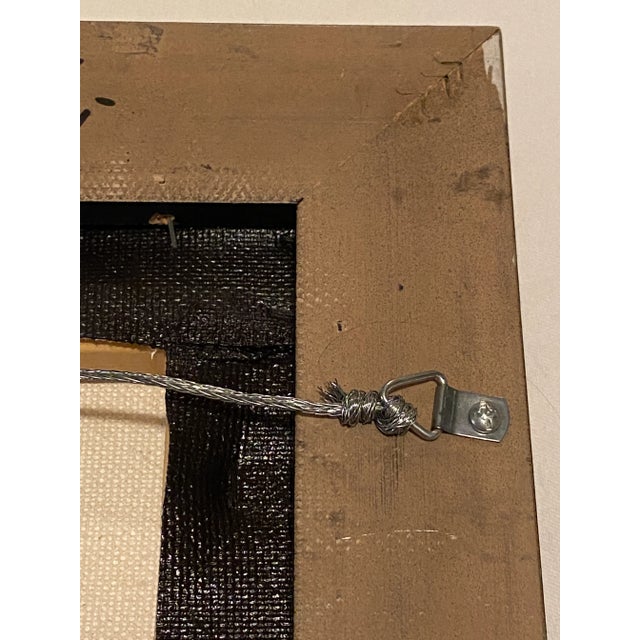 Rebecca Koury Acrylic Modernist Abstract Painting, Signed For Sale - Image 12 of 12