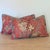 Textile Gp & J Baker Indienne Flower Lumbar Pillows in Red For Sale - Image 7 of 9