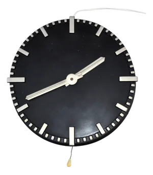 Modernist Wall Clock by Paauwe Amsterdam, 1930s