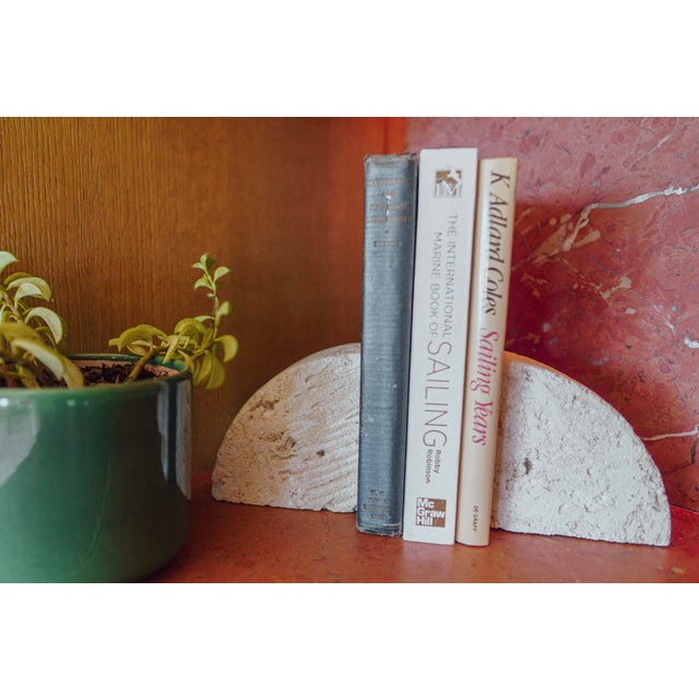 Fossilized Coral Limestone Bookends (Set) For Sale - Image 9 of 10