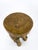 Vintage Thai Hand-Carved Hardwood Elephant Side Table / Sculptural Stool For Sale - Image 6 of 18