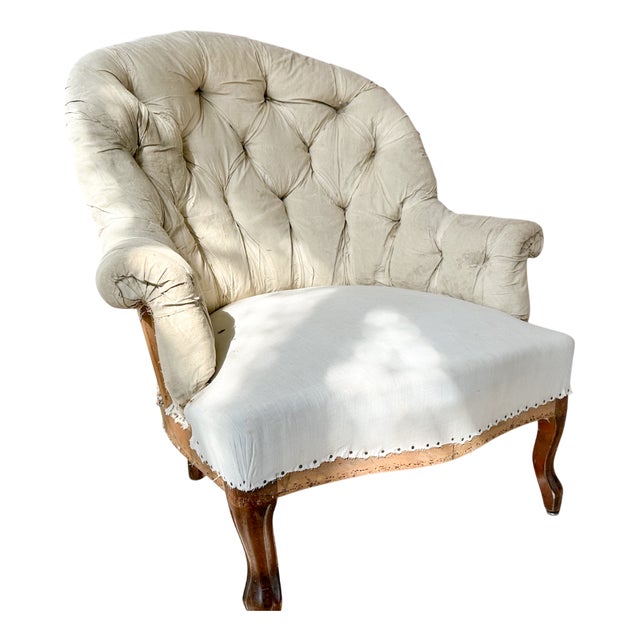 Antique Chair in Walnut and Beech, 1800s For Sale