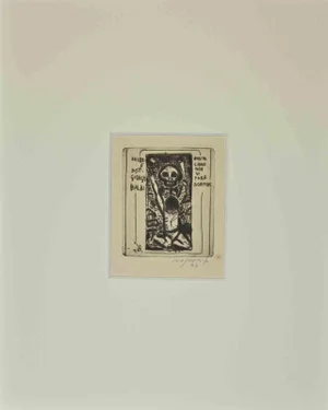 Ex Libris Giorgio Balbi, Etching, Mid-20th Century