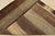 Gabbeh Rug 5′ X 6’4” Brown Gray Wool Contemporary Hand-Knotted Carpet For Sale - Image 11 of 12