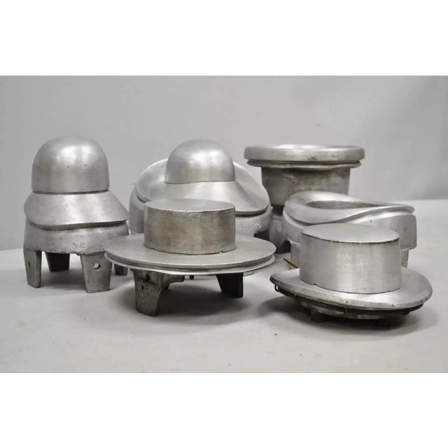 Vintage Boon & Lane Aluminum Hat Block Mold Form Millinery Luton Beds England B For Sale - Image 9 of 12