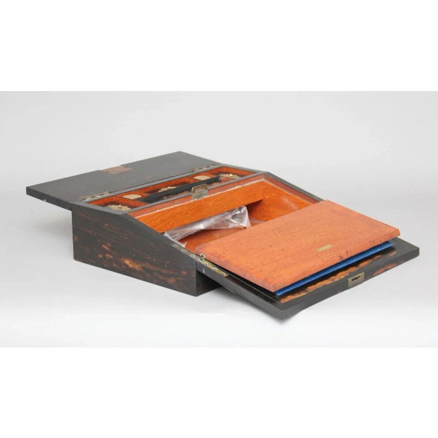 Coromandel Writing Slope, 1880s For Sale - Image 5 of 10