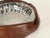 Curved Nova Ashtray in Brown Leather and Cut Crystal from Tecno, Italy, 1950s For Sale - Image 9 of 12