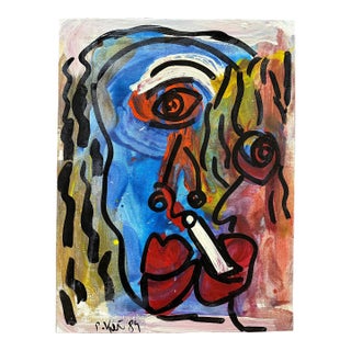 Titled Peter Keil Painting, 1989 For Sale