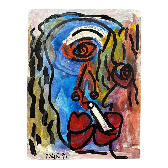 Titled Peter Keil Painting, 1989 For Sale