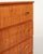 1960s Scandinavian Teak Chest of Drawers with Recessed Handles, 1950s For Sale - Image 5 of 10
