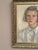 P. O. Linquist, Portrait of a Girl, 1946, Oil on Panel, Framed For Sale - Image 8 of 18