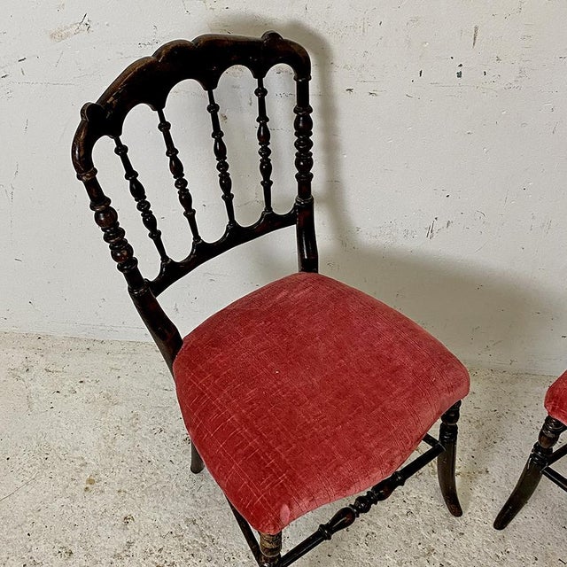 Napoleon III Charivari Chairs, Set of 2 For Sale - Image 5 of 8