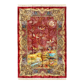 Pasargad DC Exquisite Design Paris Palace Fine Power Loom v. Silk Rug For Sale